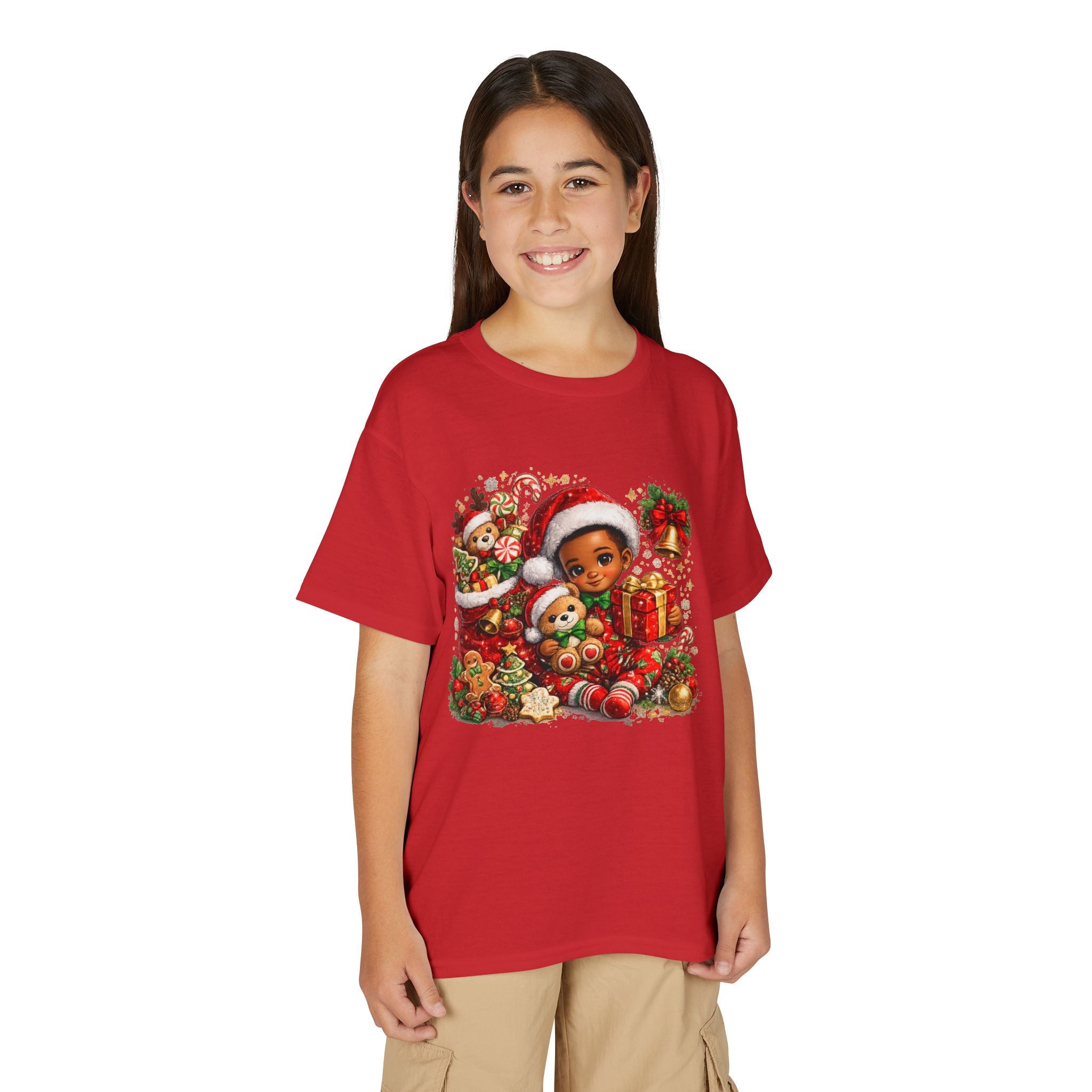 Black Boy Christmas Shirt – Melanin Kids Holiday Tee | Christmas Gift for Boys