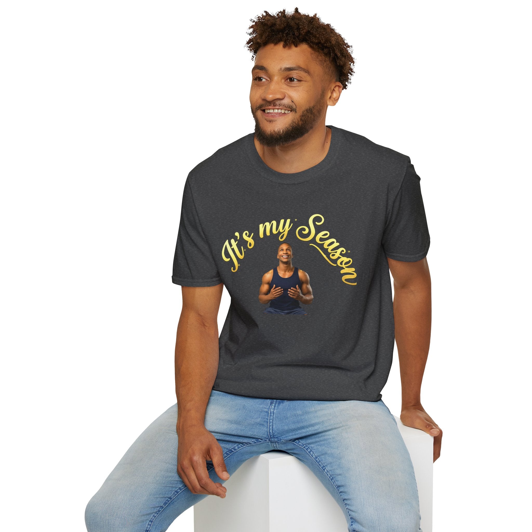 It's My Season T-Shirt | Gold Motivational Tee | Men's Empowerment Graphic Tee