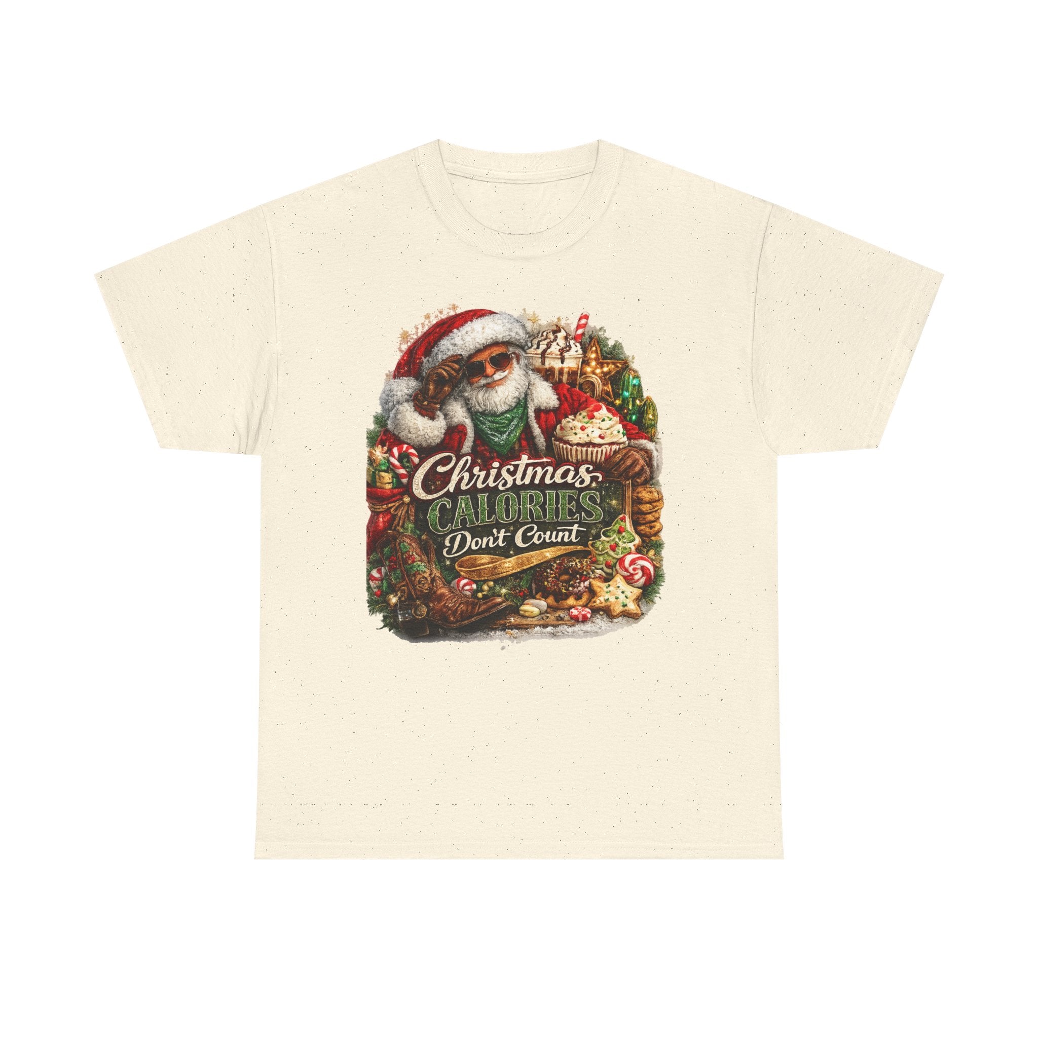 Christmas Calories Don't Count Shirt – Funny Holiday Tee | Christmas Foodie Gift