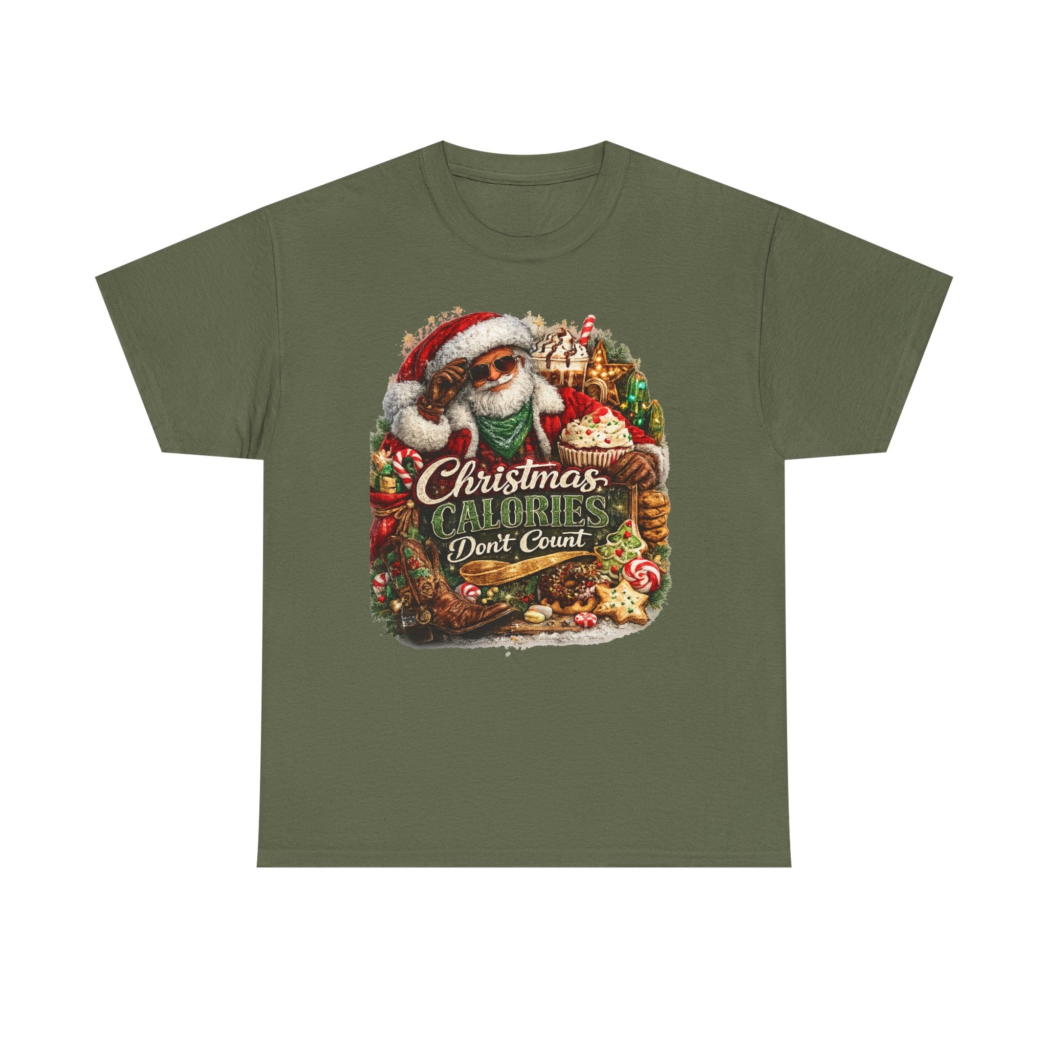 Christmas Calories Don't Count Shirt – Funny Holiday Tee | Christmas Foodie Gift