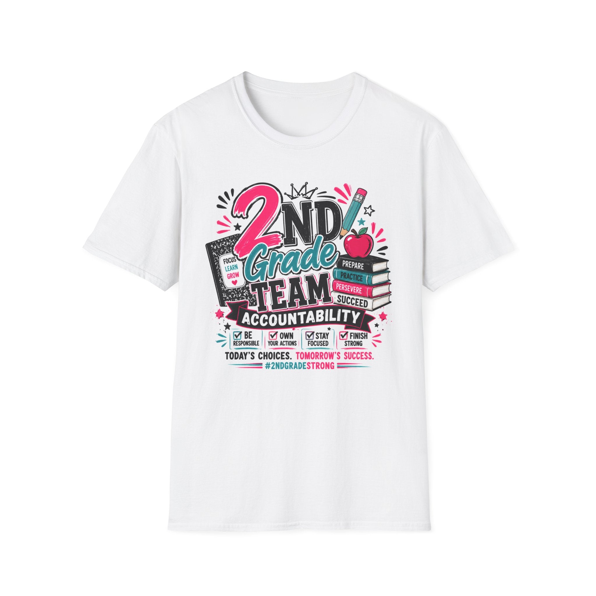 2nd Grade Team T-Shirt — Teacher Appreciation Back-to-School Tee