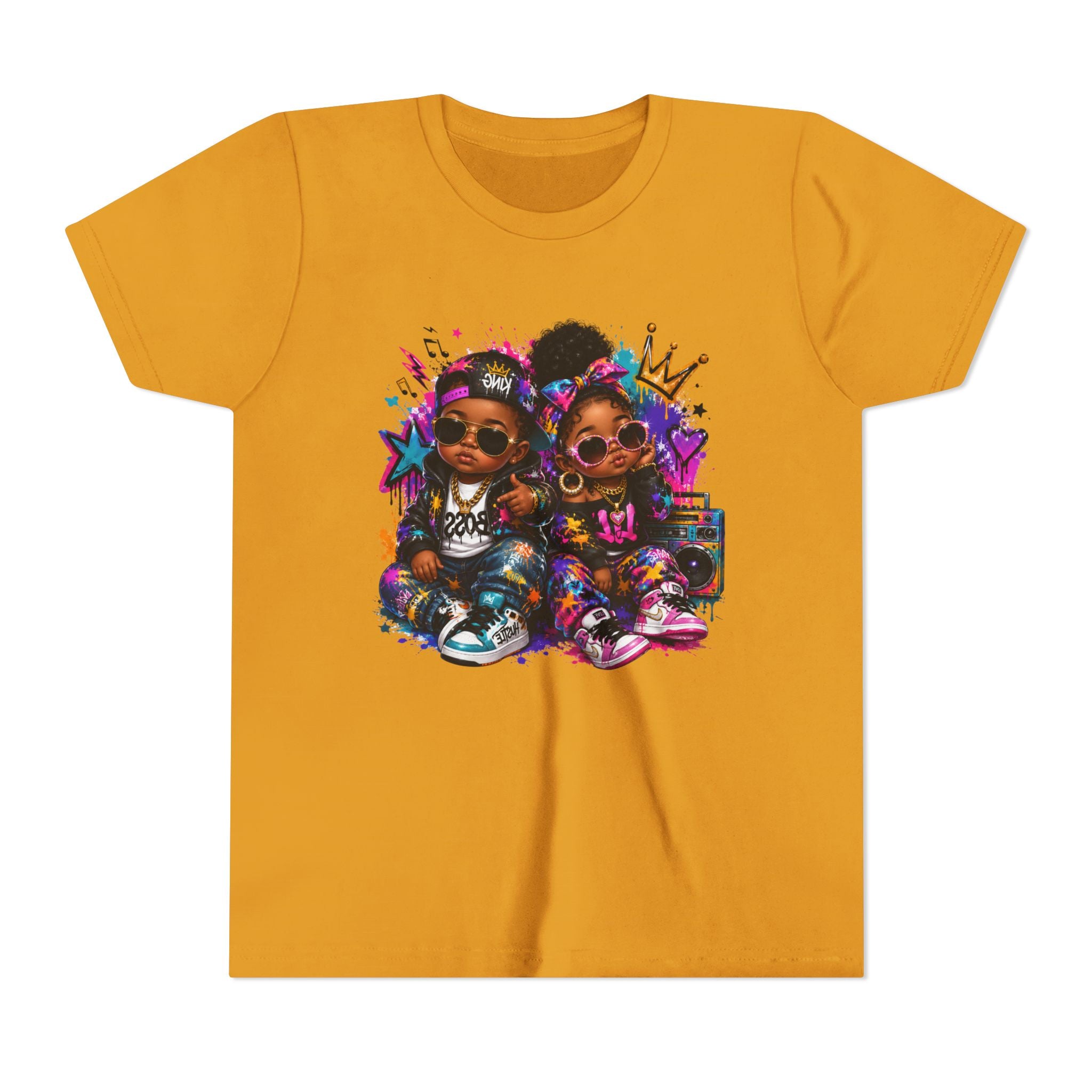 Lil King & Queen T-Shirt | Hip Hop Baby Graphic Tee | Urban Kids Streetwear Shirt