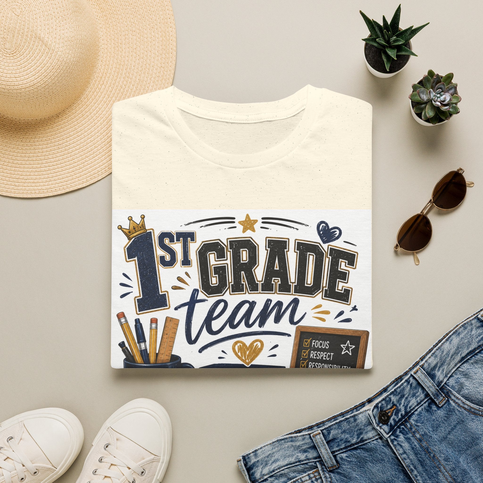 1st Grade Squad Unisex Graphic Tee | Softstyle T-Shirt