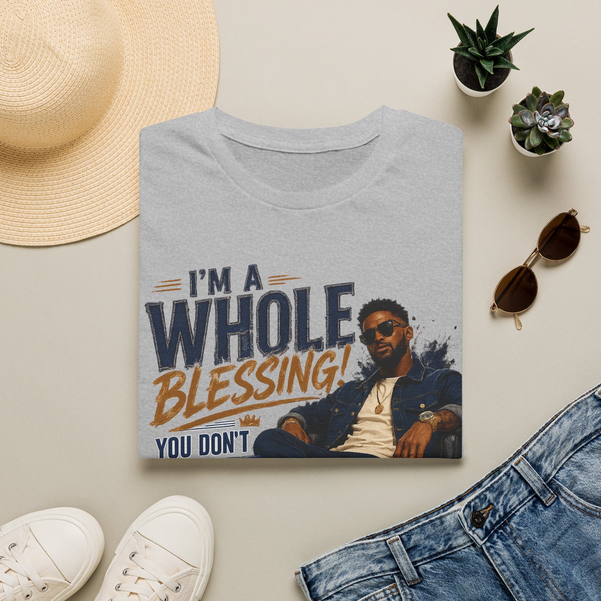I'm A Whole Blessing T-Shirt — Inspirational Faith Graphic Tee