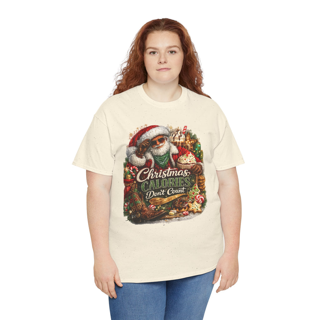 Christmas Calories Don't Count Shirt – Funny Holiday Tee | Christmas Foodie Gift