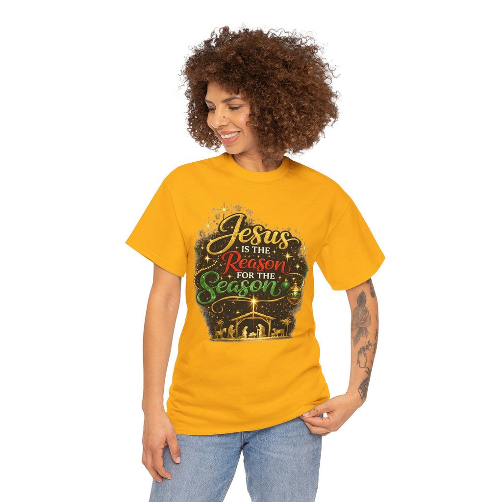 Jesus is the Reason for the Season Shirt – Christian Christmas Tee | Faith Holiday Gift