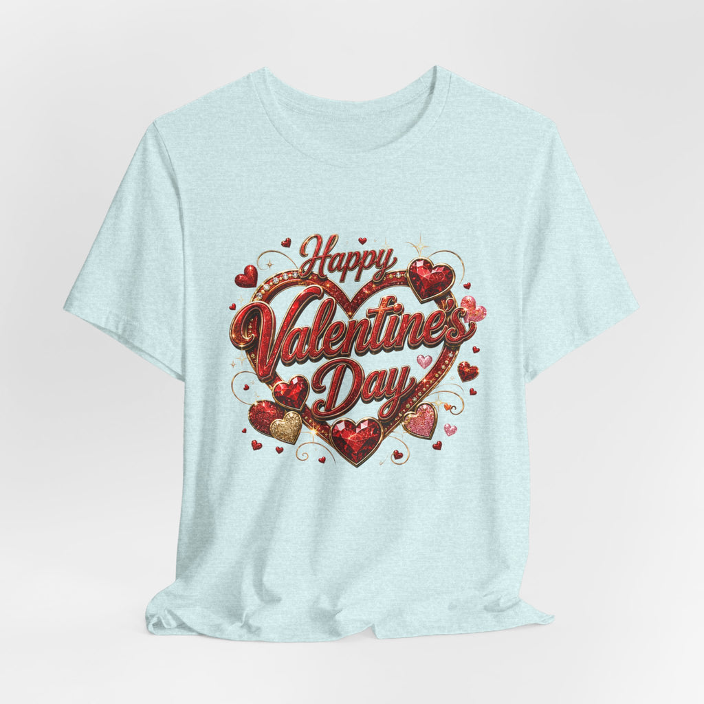 Happy Valentine's Day Glam Heart T-Shirt