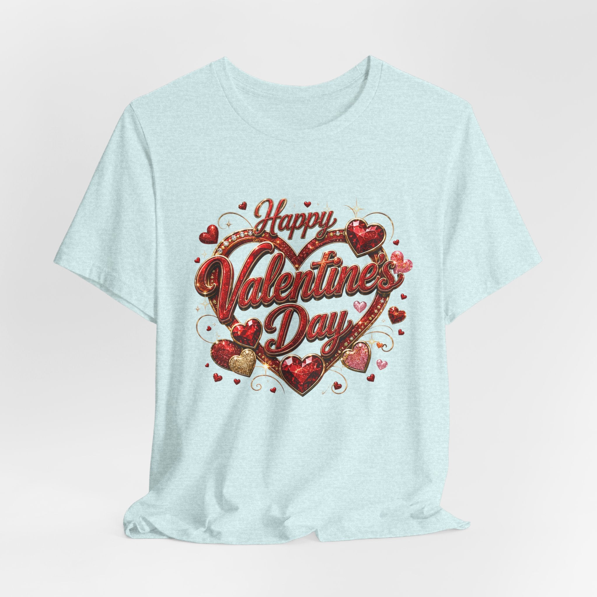 Happy Valentine's Day Glam Heart T-Shirt