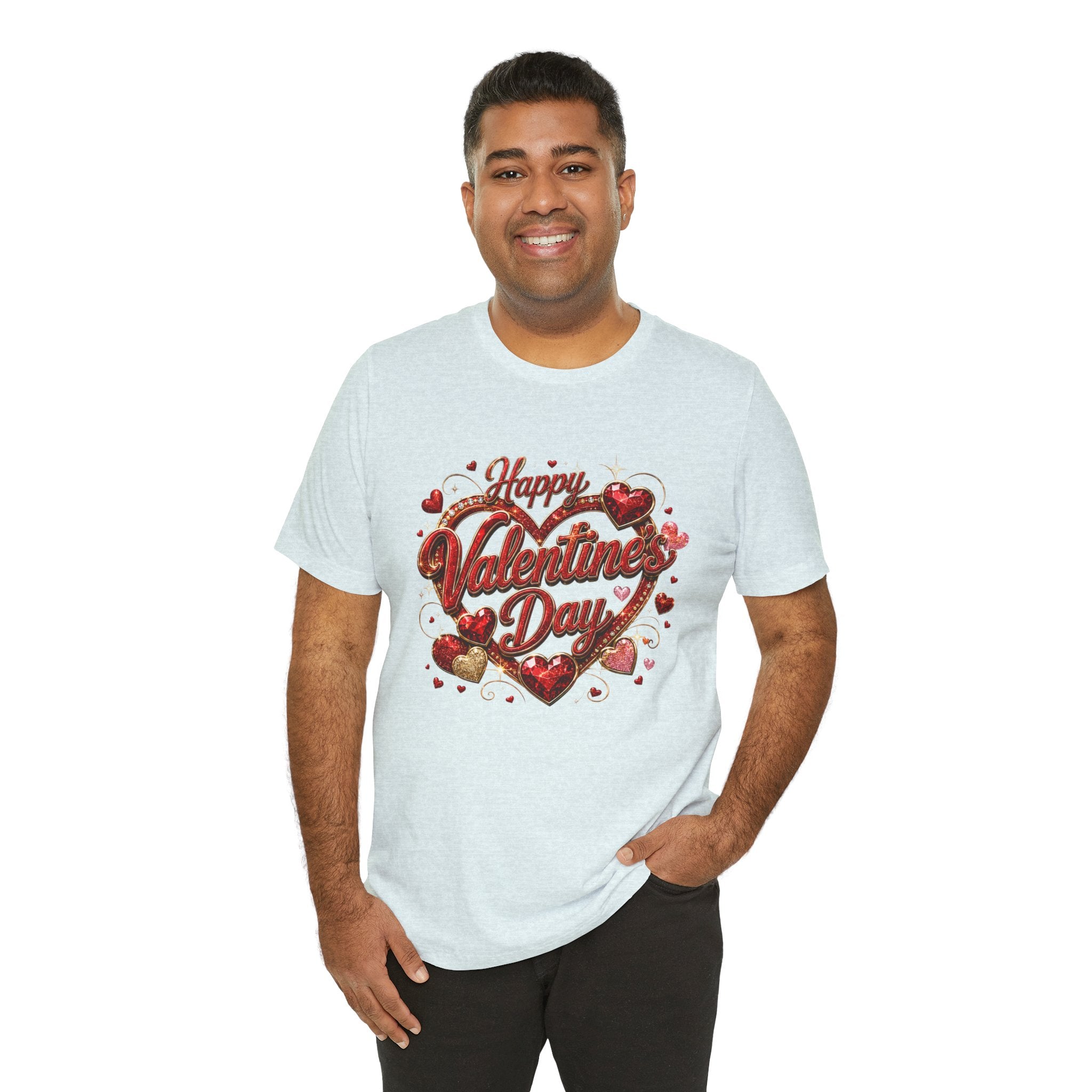 Happy Valentine's Day Glam Heart T-Shirt
