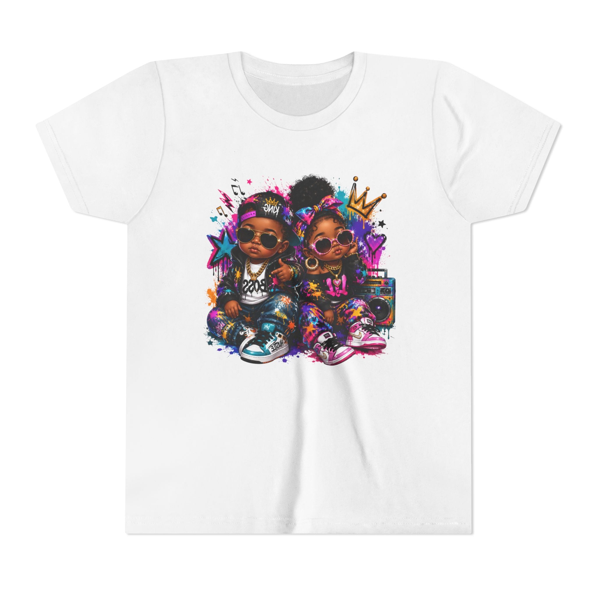 Lil King & Queen T-Shirt | Hip Hop Baby Graphic Tee | Urban Kids Streetwear Shirt