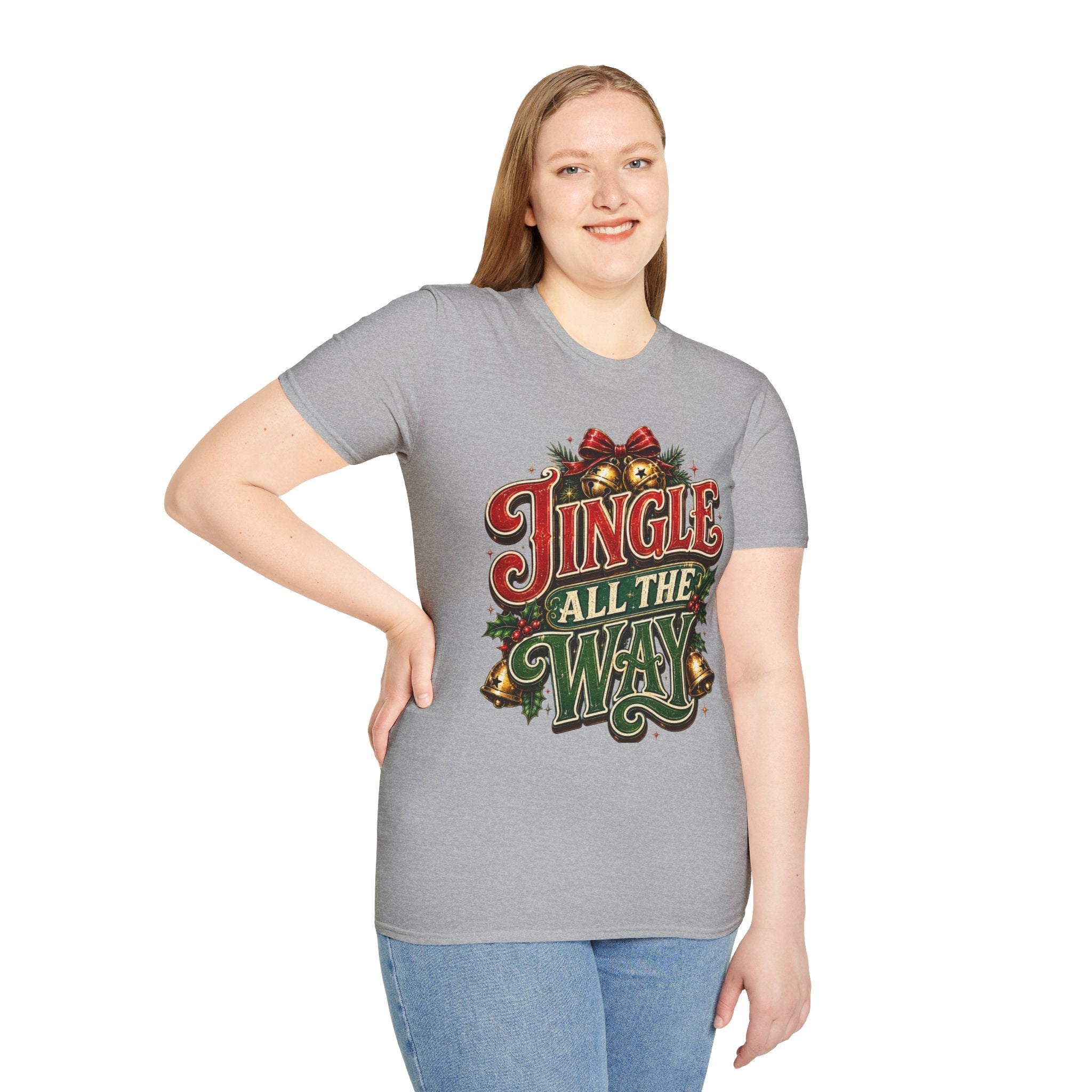 Jingle All the Way Shirt – Vintage Christmas Tee | Classic Holiday Gift