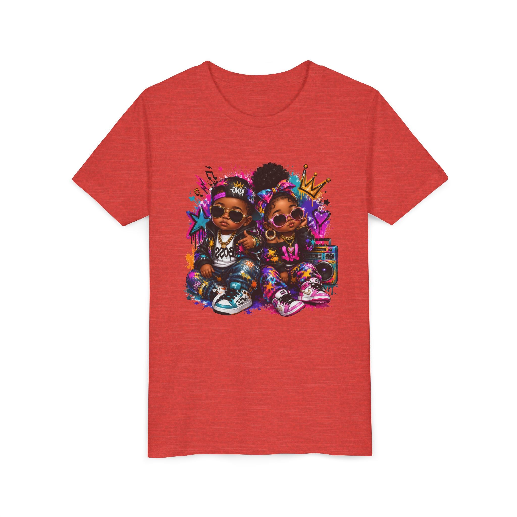 Lil King & Queen T-Shirt | Hip Hop Baby Graphic Tee | Urban Kids Streetwear Shirt
