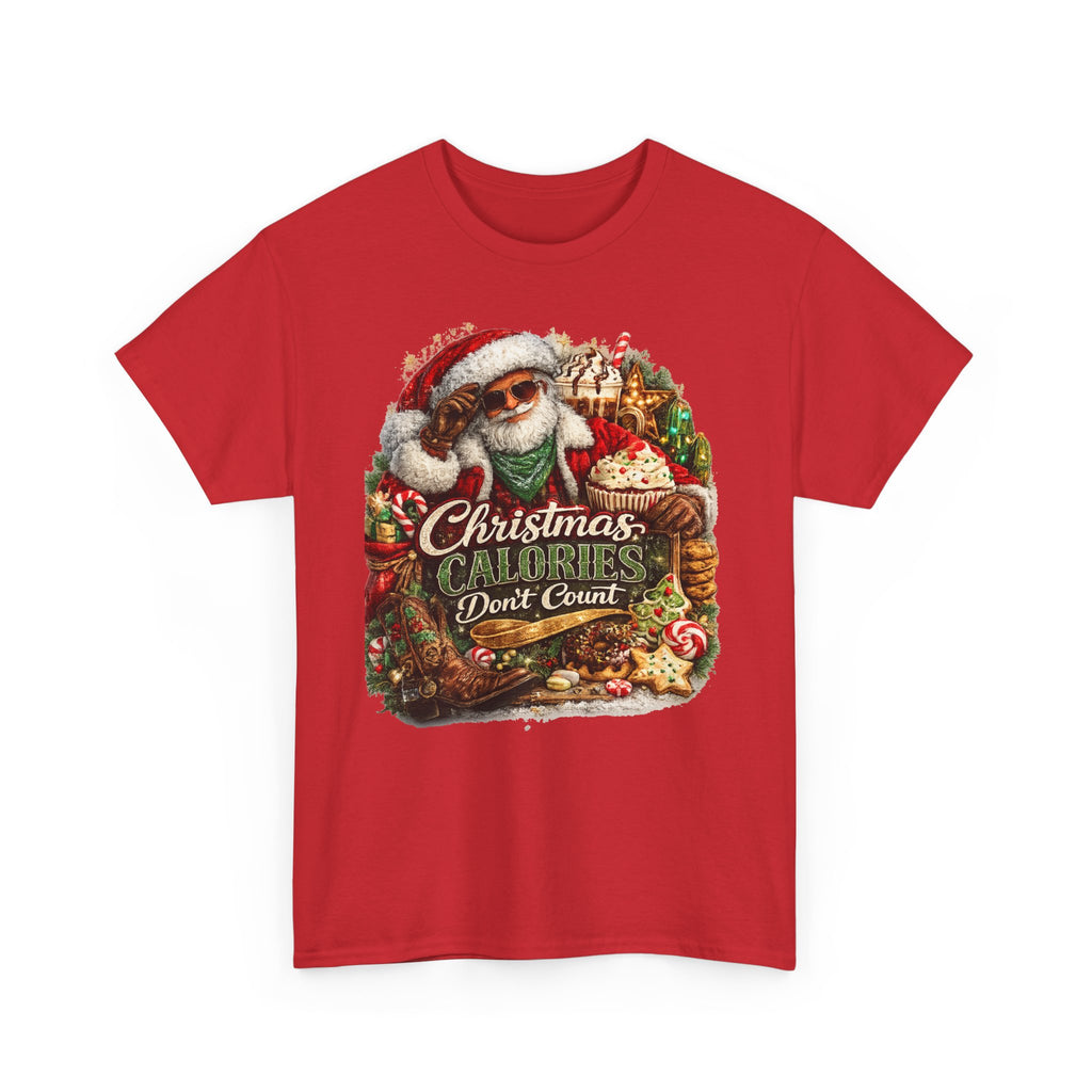 Christmas Calories Don't Count Shirt – Funny Holiday Tee | Christmas Foodie Gift
