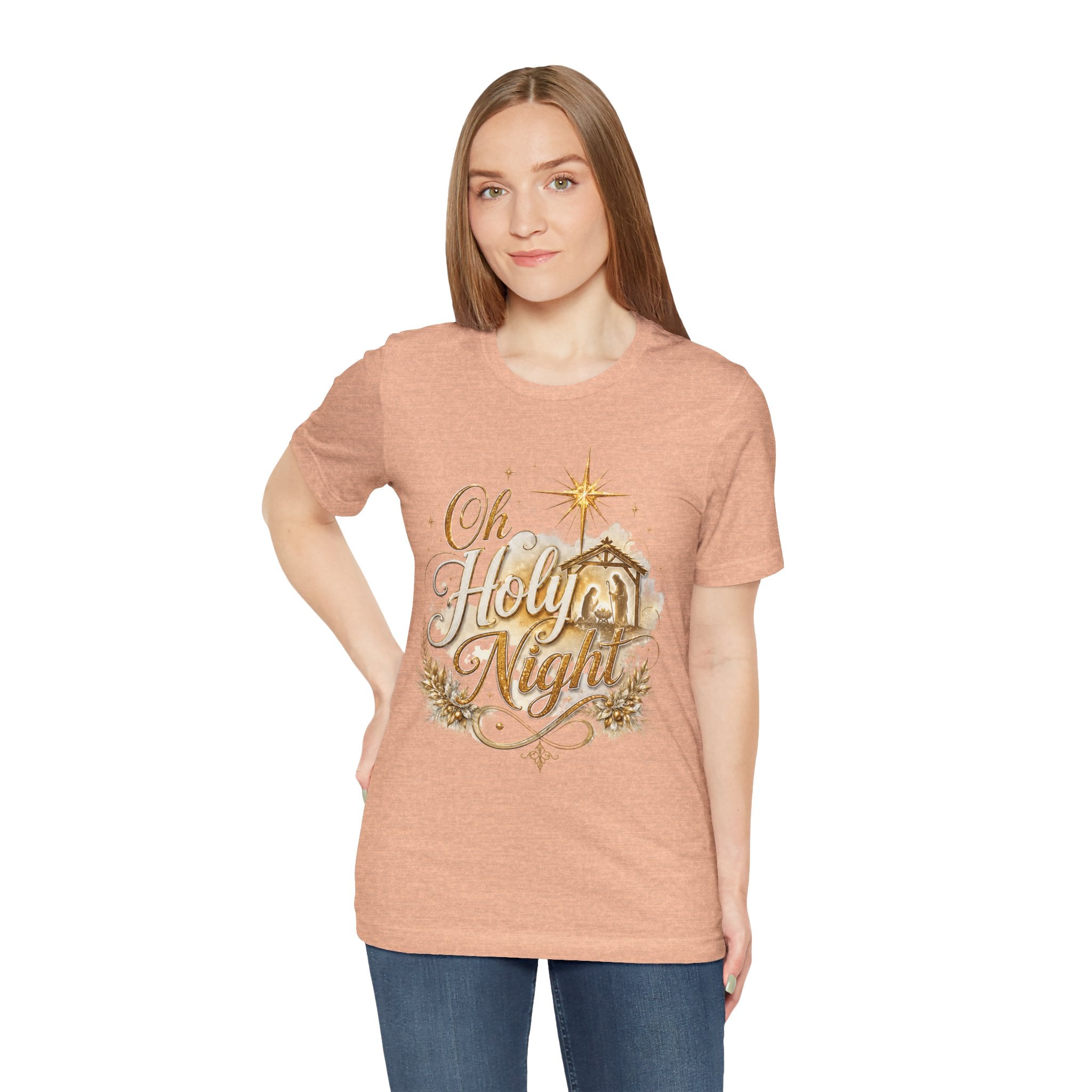 Oh Holy Night – Nativity Christmas T-Shirt