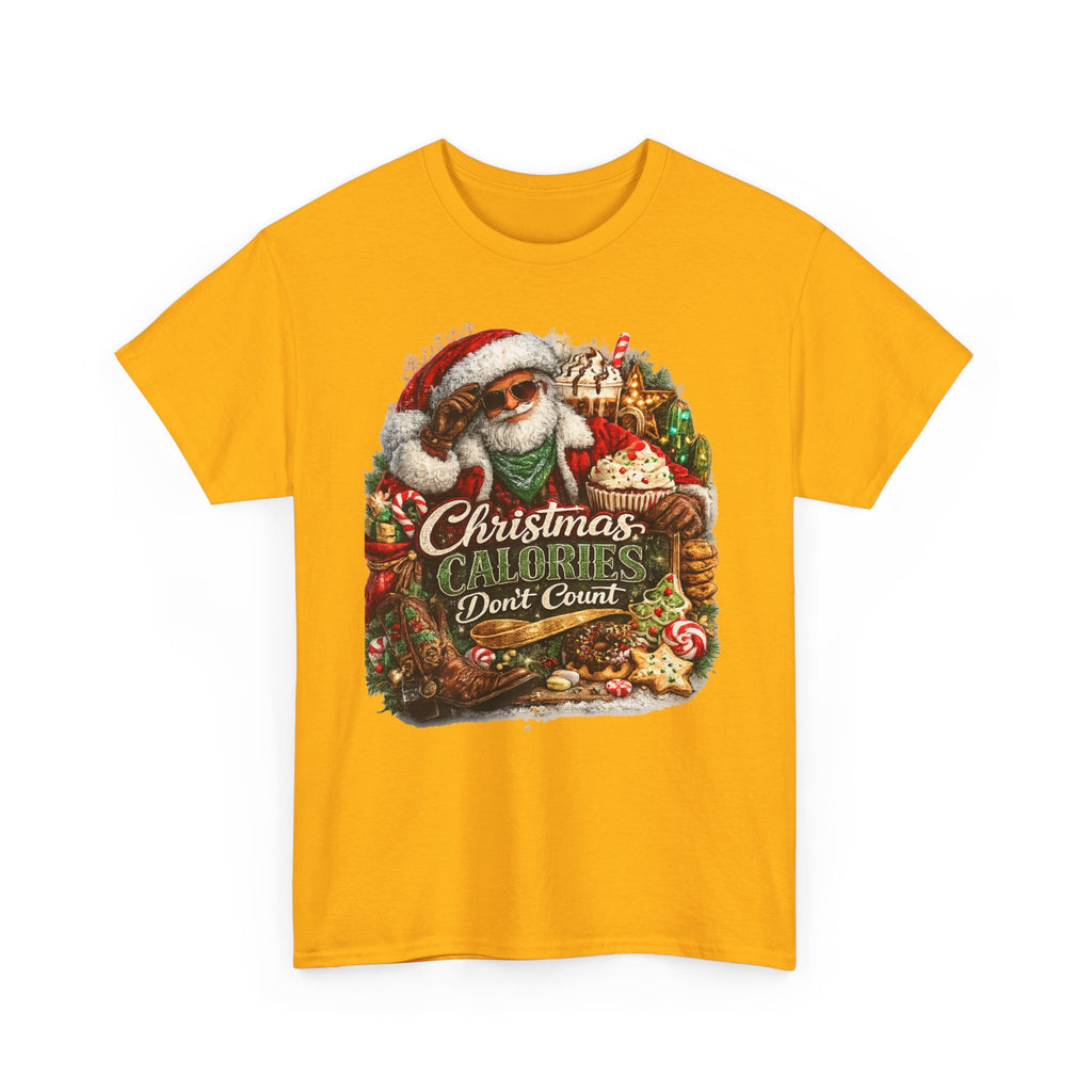 Christmas Calories Don't Count Shirt – Funny Holiday Tee | Christmas Foodie Gift