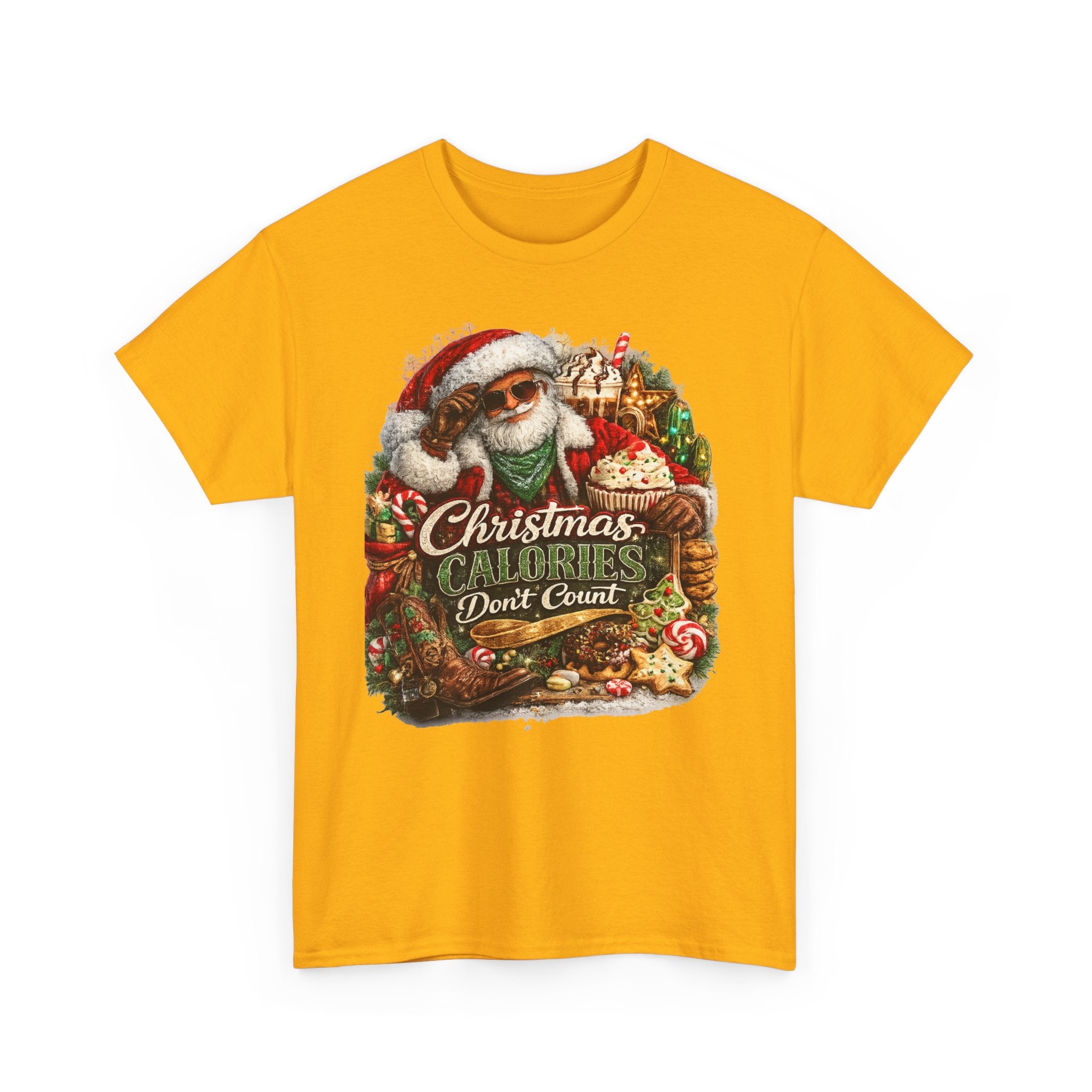 Christmas Calories Don't Count Shirt – Funny Holiday Tee | Christmas Foodie Gift