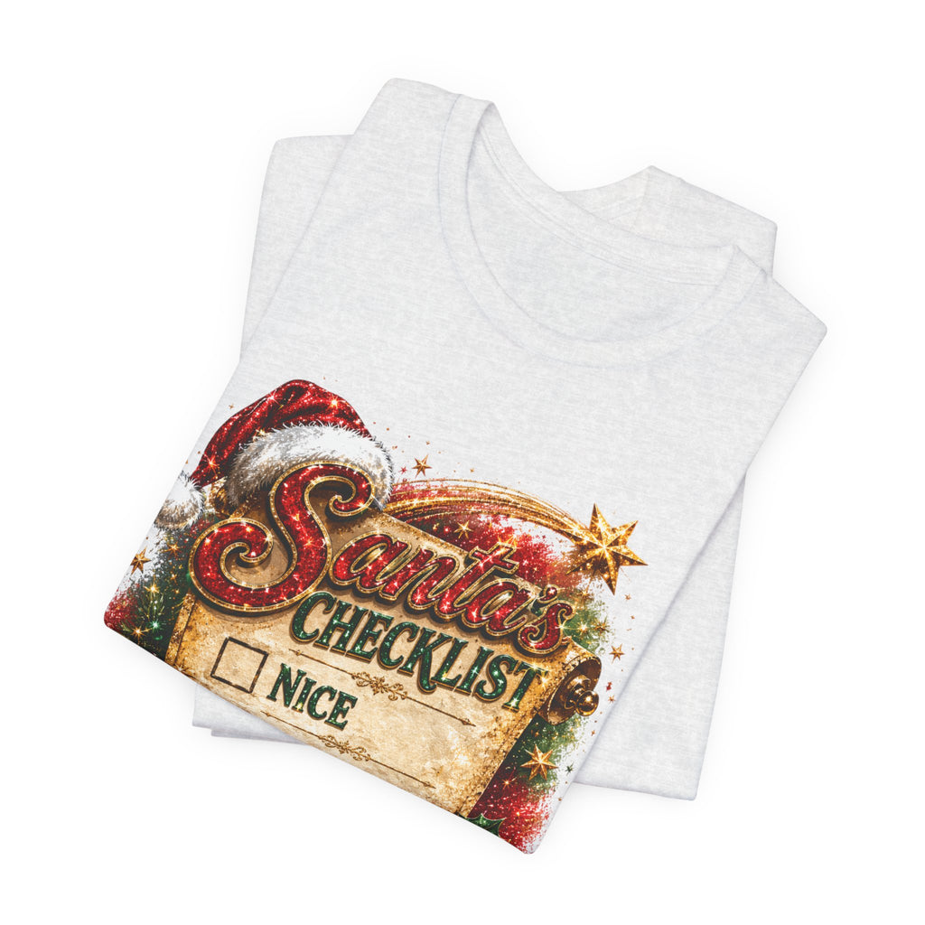 Santa's Checklist: Misunderstood – Funny Christmas T-Shirt