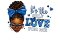 Black Woman Self Love SVG/PNG