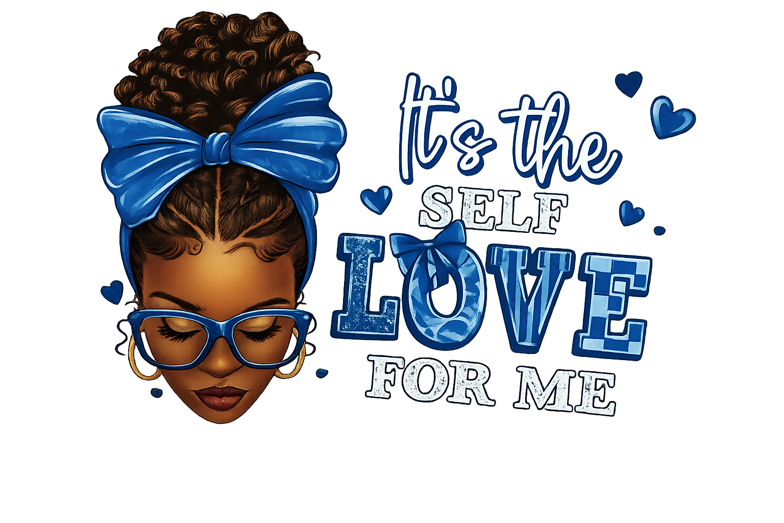 Black Woman Self Love SVG/PNG